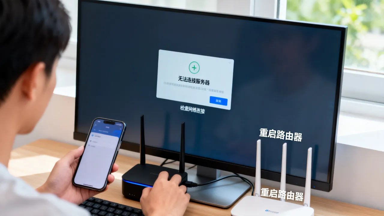 5ecs2为什么显示无法连接服务器，连接失败怎么解决？