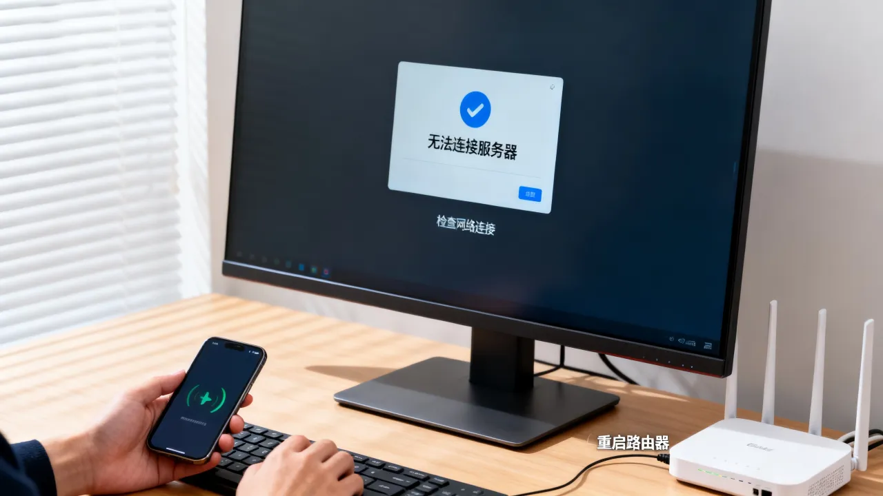 5ecs2为什么显示无法连接服务器，连接失败怎么解决？