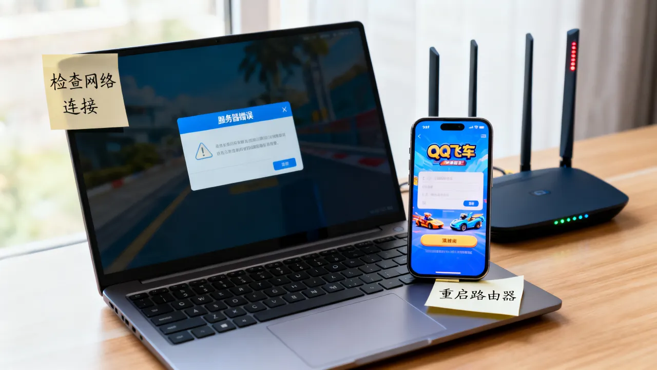 qq飞车为什么说服务器错误，服务器错误怎么解决
