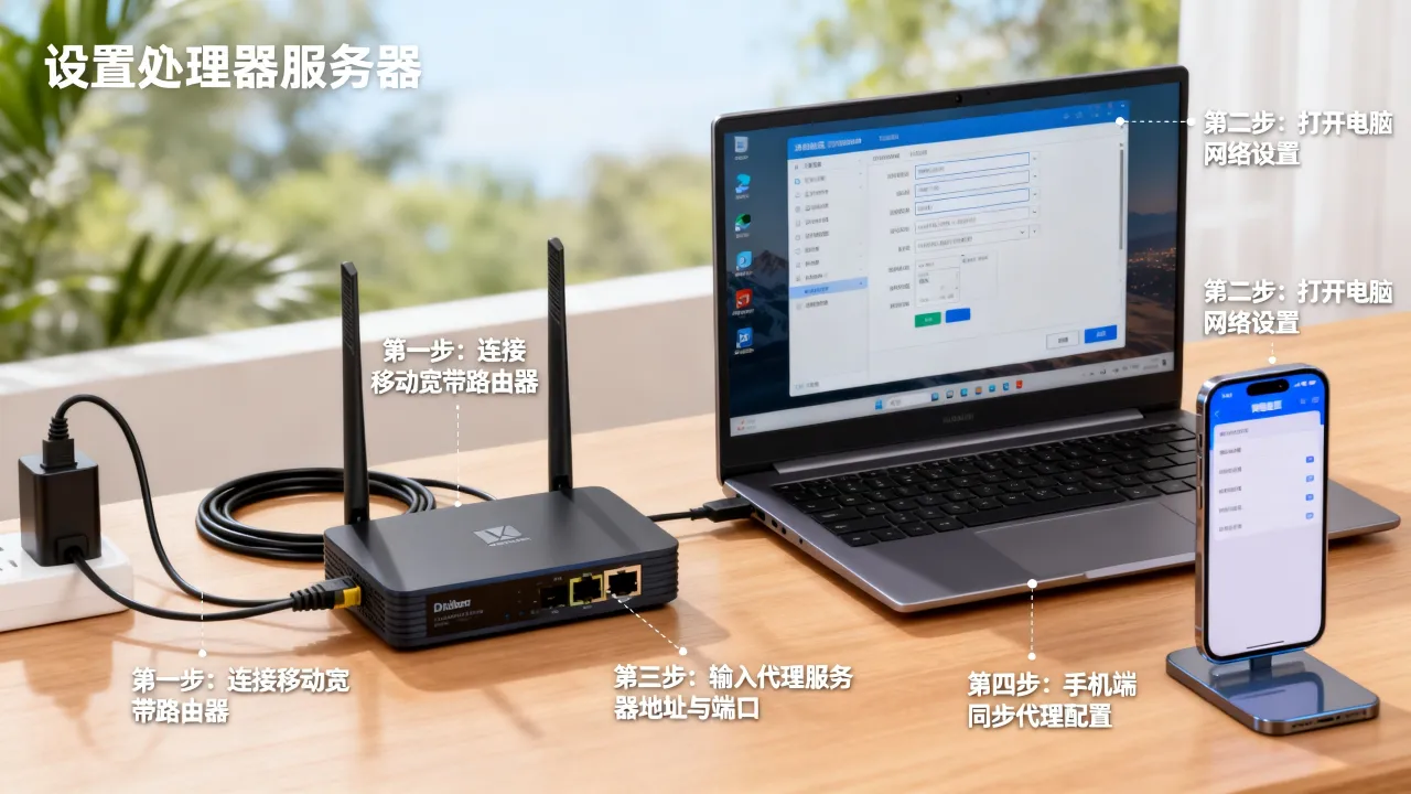移动宽带怎么挂代理服务器，设置步骤详解？