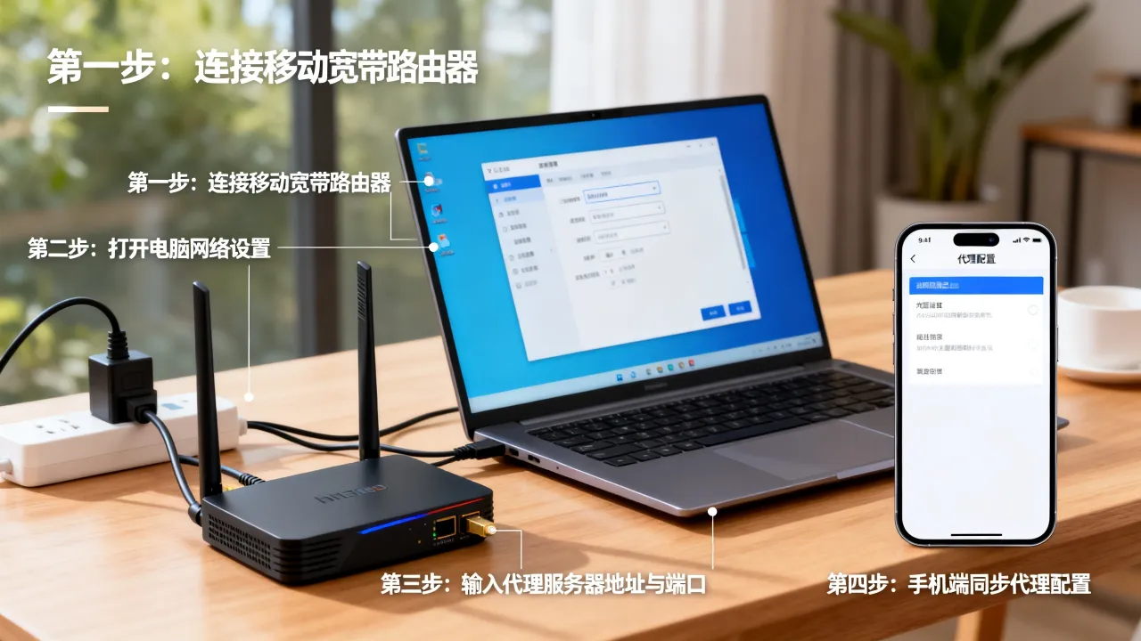 移动宽带怎么挂代理服务器，设置步骤详解？
