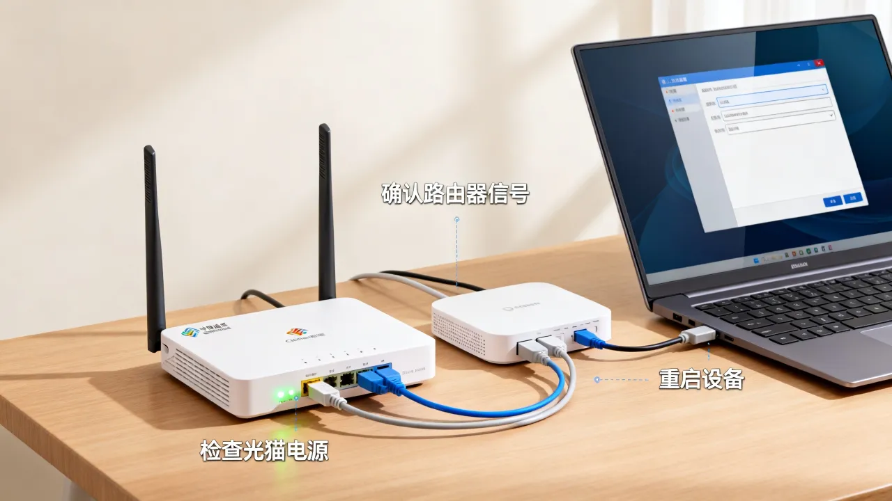 大庆联通宽带服务器怎么设置，连不上是什么原因？