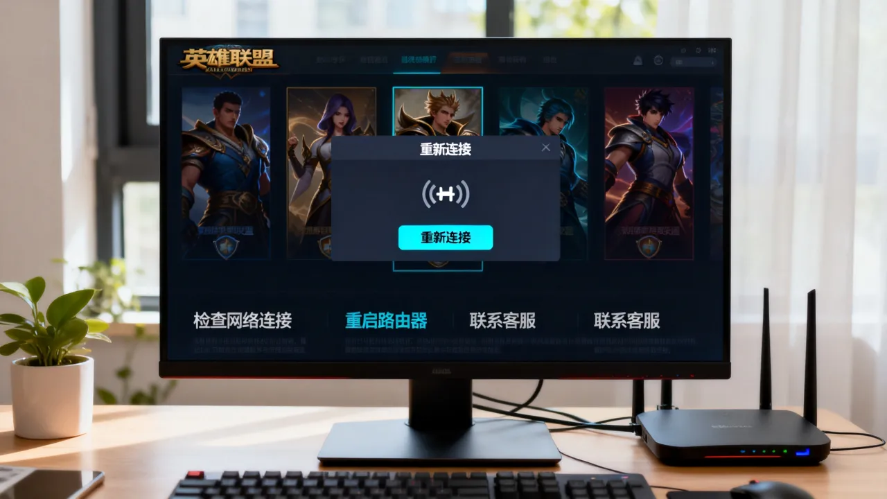 为什么点不了lol重新连接服务器，英雄联盟一直重连失败怎么办