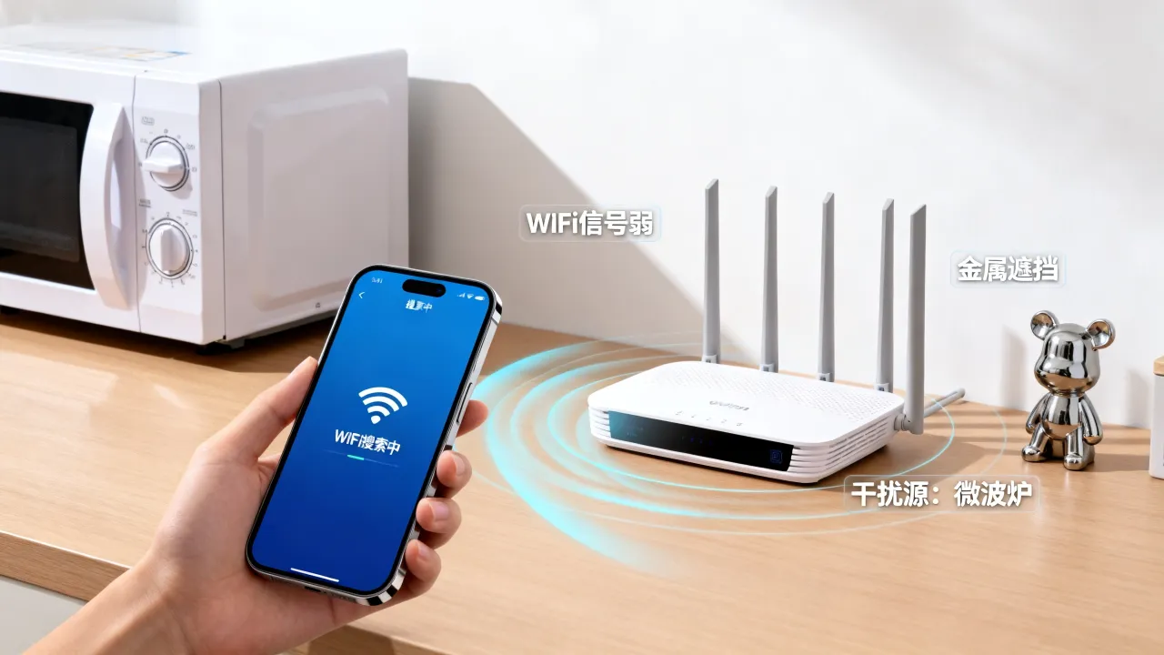 为什么有的wifi服务器搜索不到？手机wifi搜不到信号是怎么回事