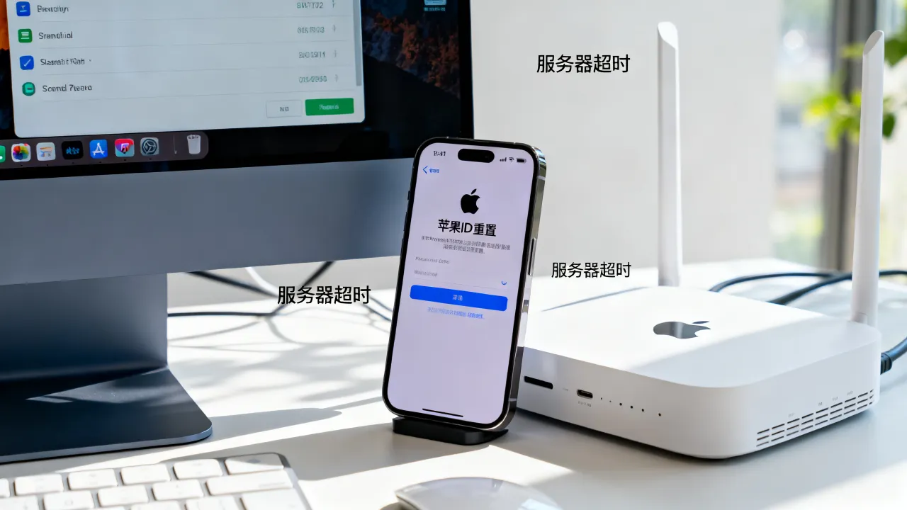 苹果id重置为什么服务器超时？苹果id重置服务器超时怎么办