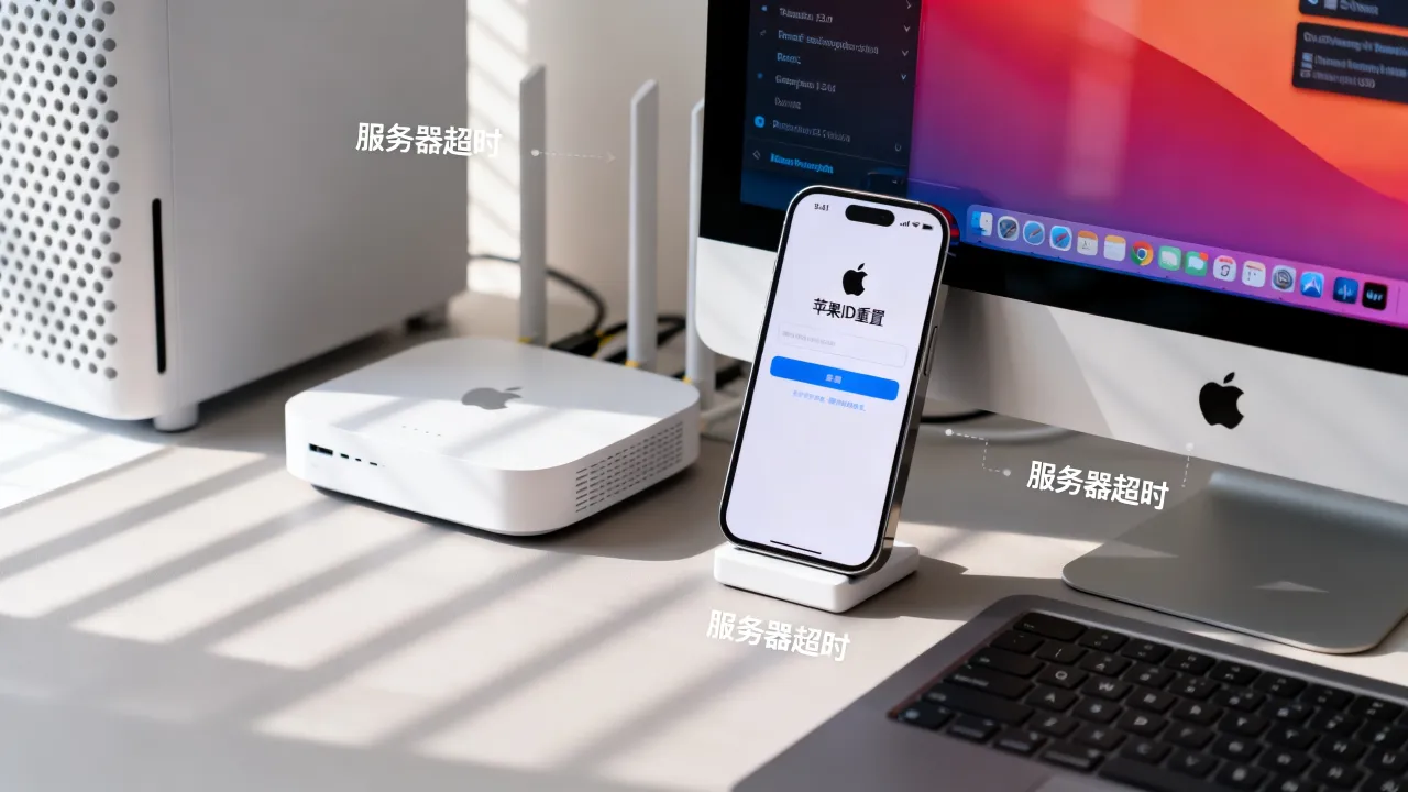 苹果id重置为什么服务器超时？苹果id重置服务器超时怎么办