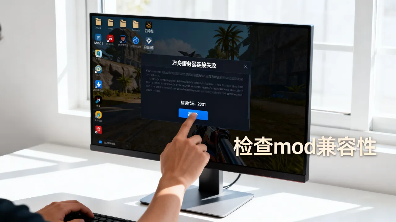 方舟为什么带mod的服务器我进不去，进不去怎么办