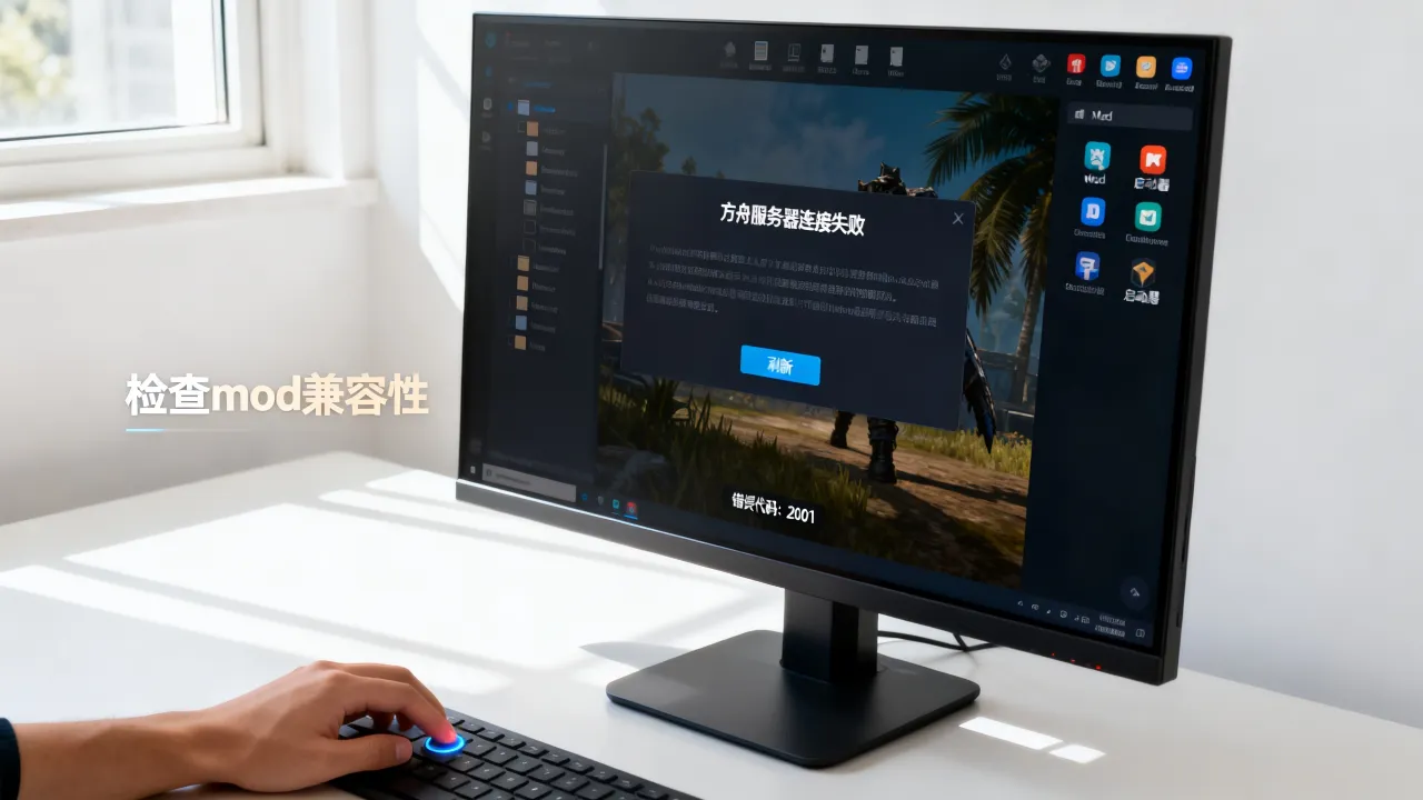 方舟为什么带mod的服务器我进不去，进不去怎么办
