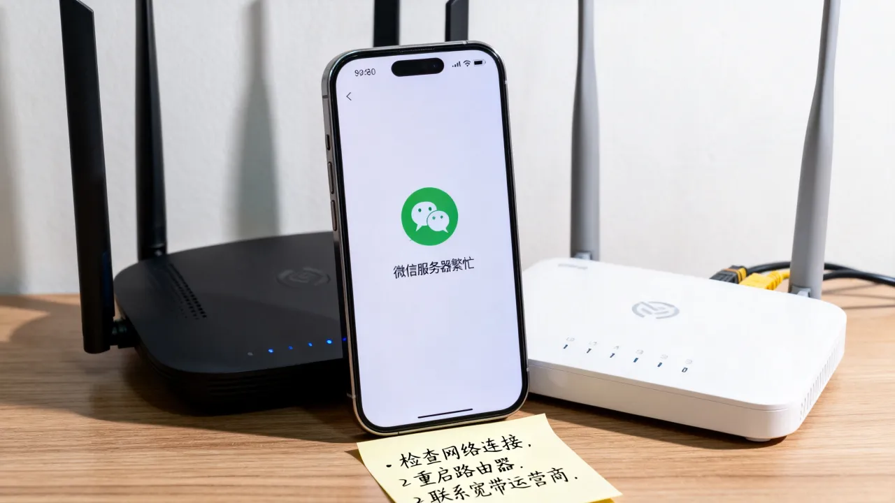 微信宽带服务器繁忙是怎么回事，微信服务器繁忙怎么解决？