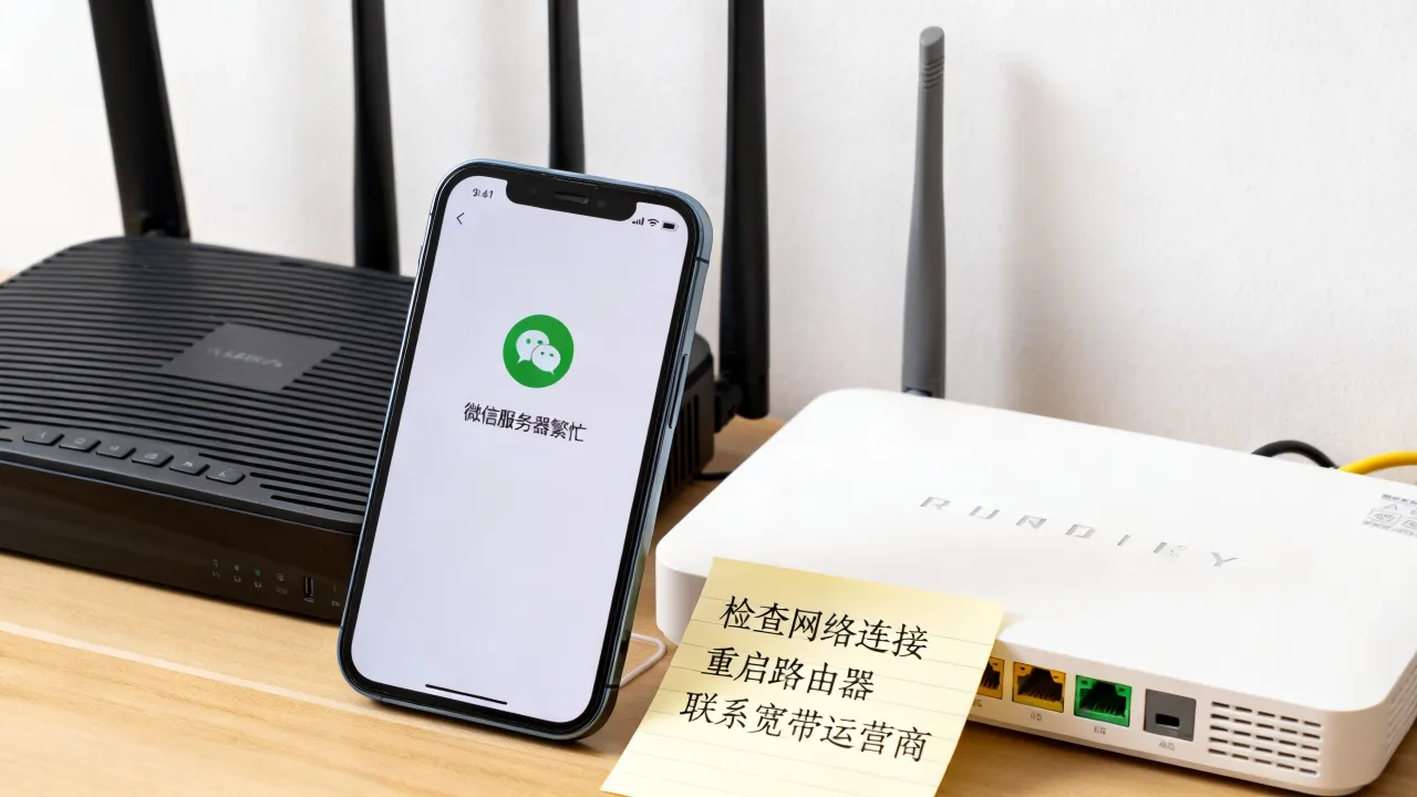 微信宽带服务器繁忙是怎么回事，微信服务器繁忙怎么解决？
