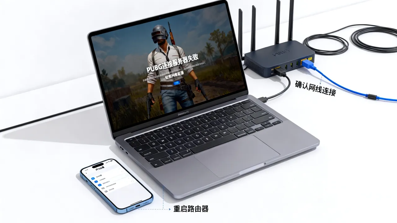 pubg为什么连接服务器失败，绝地求生连不上服务器怎么办