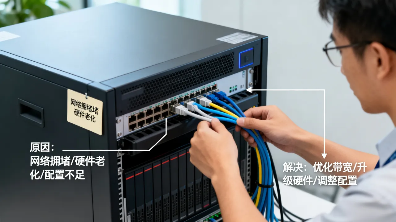 云服务器下行宽带很慢是什么原因，云服务器下行带宽慢怎么解决