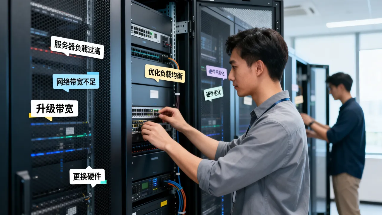 为什么服务器跟不上?服务器响应慢的原因及解决方法有哪些 为什么服务器跟不上?服务器响应慢的原因及解决方法有哪些