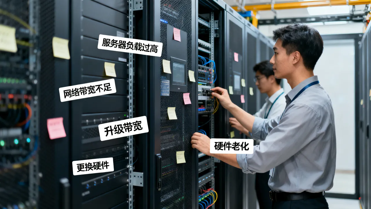 为什么服务器跟不上?服务器响应慢的原因及解决方法有哪些 为什么服务器跟不上?服务器响应慢的原因及解决方法有哪些