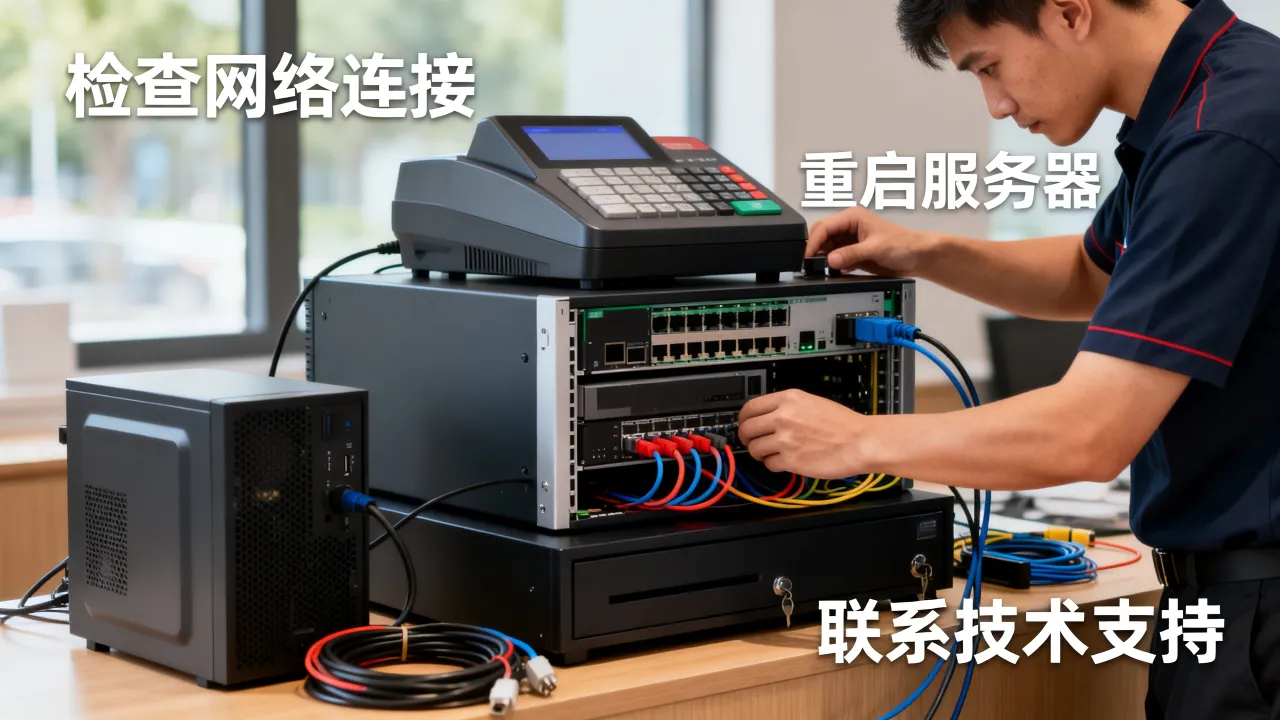 二维火服务器错误怎么解决？二维火收银系统服务器连接失败怎么办