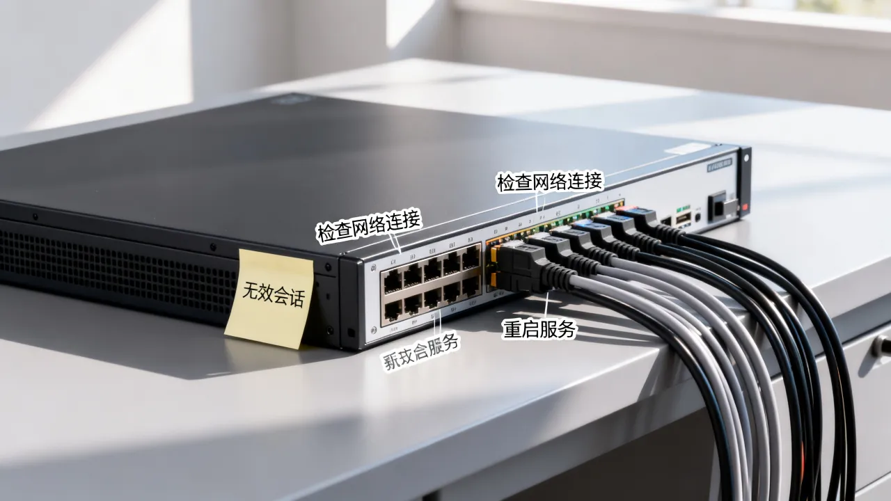 为什么服务器无效会话？服务器无效会话怎么解决