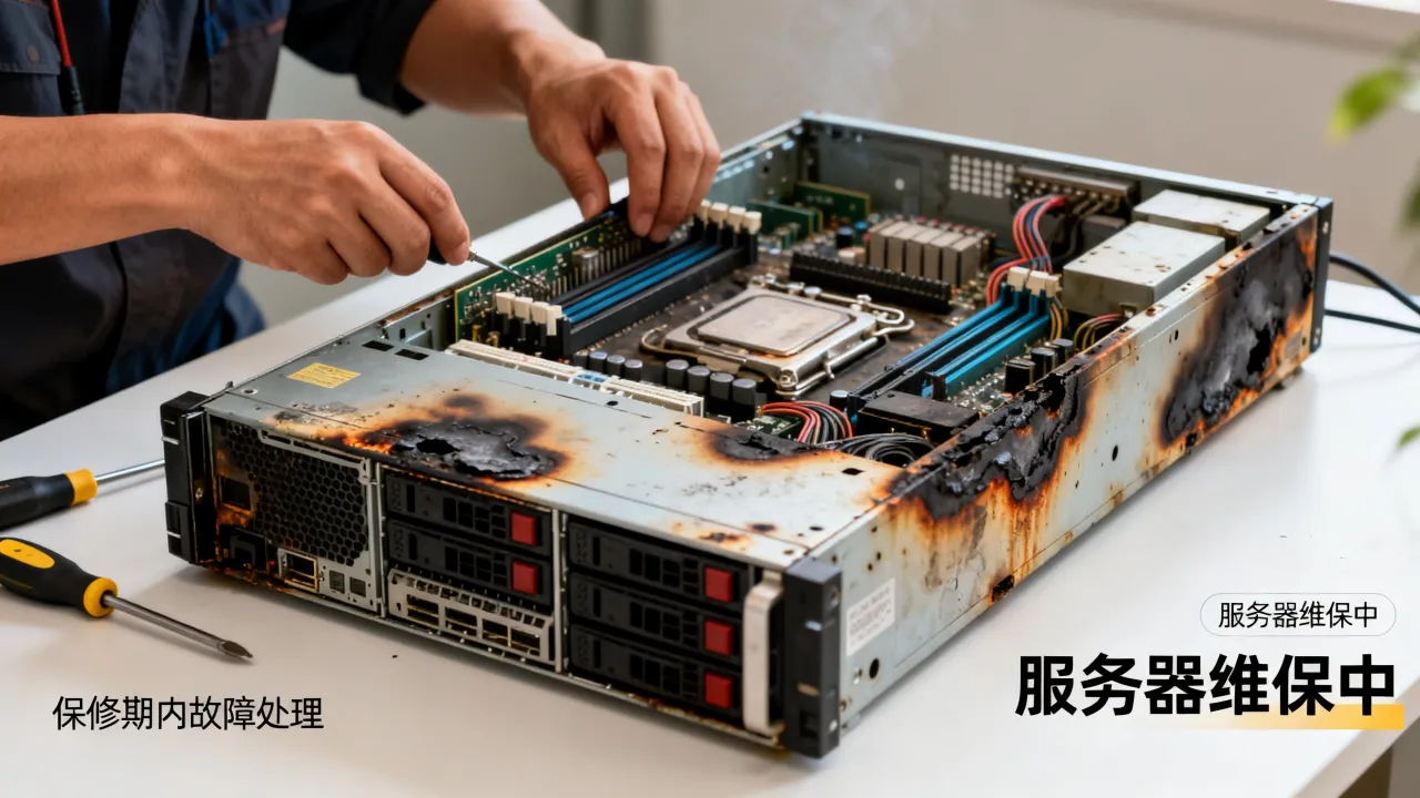 服务器烧了在维保吗，服务器保修期内烧坏如何维保？