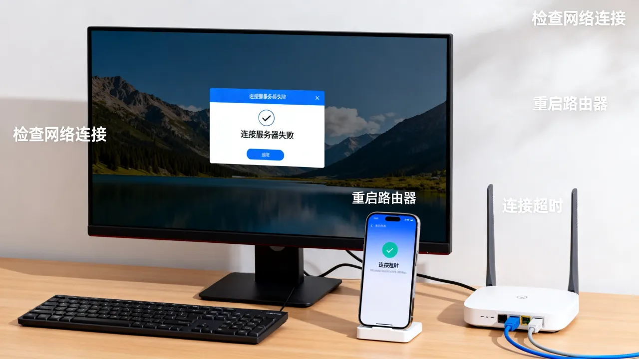 蜀门为什么连接服务器失败，连接超时怎么办