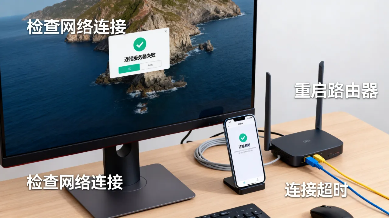 蜀门为什么连接服务器失败，连接超时怎么办