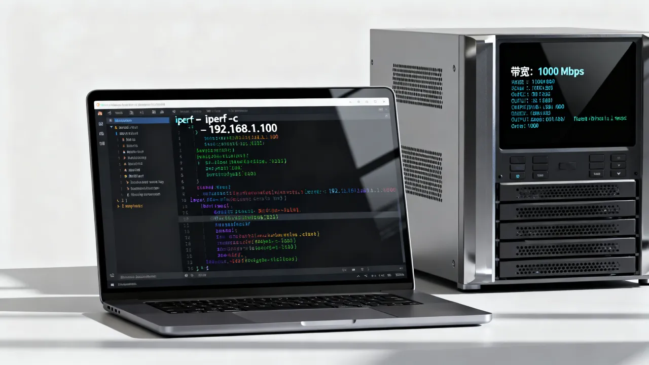 Linux怎么测两台服务器之间的网速？iperf测带宽命令