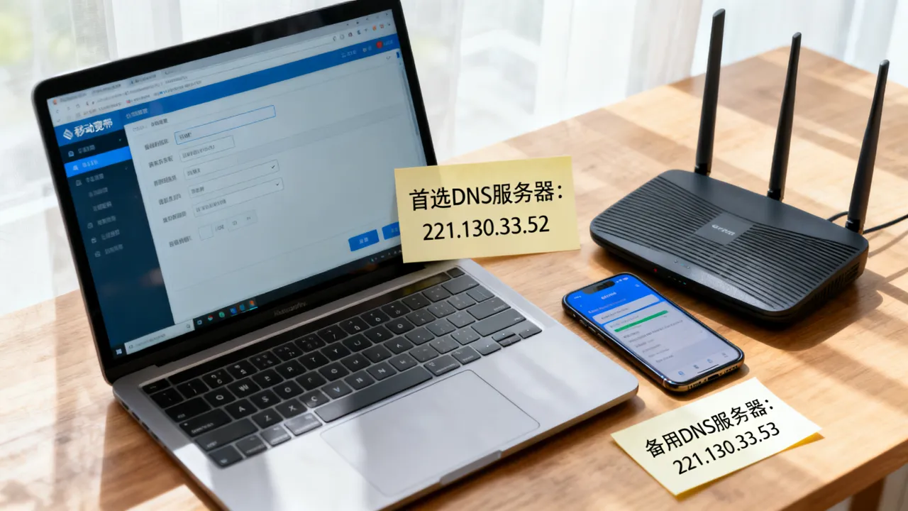 移动宽带怎么设置dns服务器，移动宽带dns设置多少网速最快