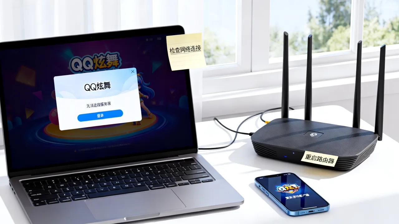 QQ炫舞为什么无法进入服务器失败？登录失败原因及解决方法