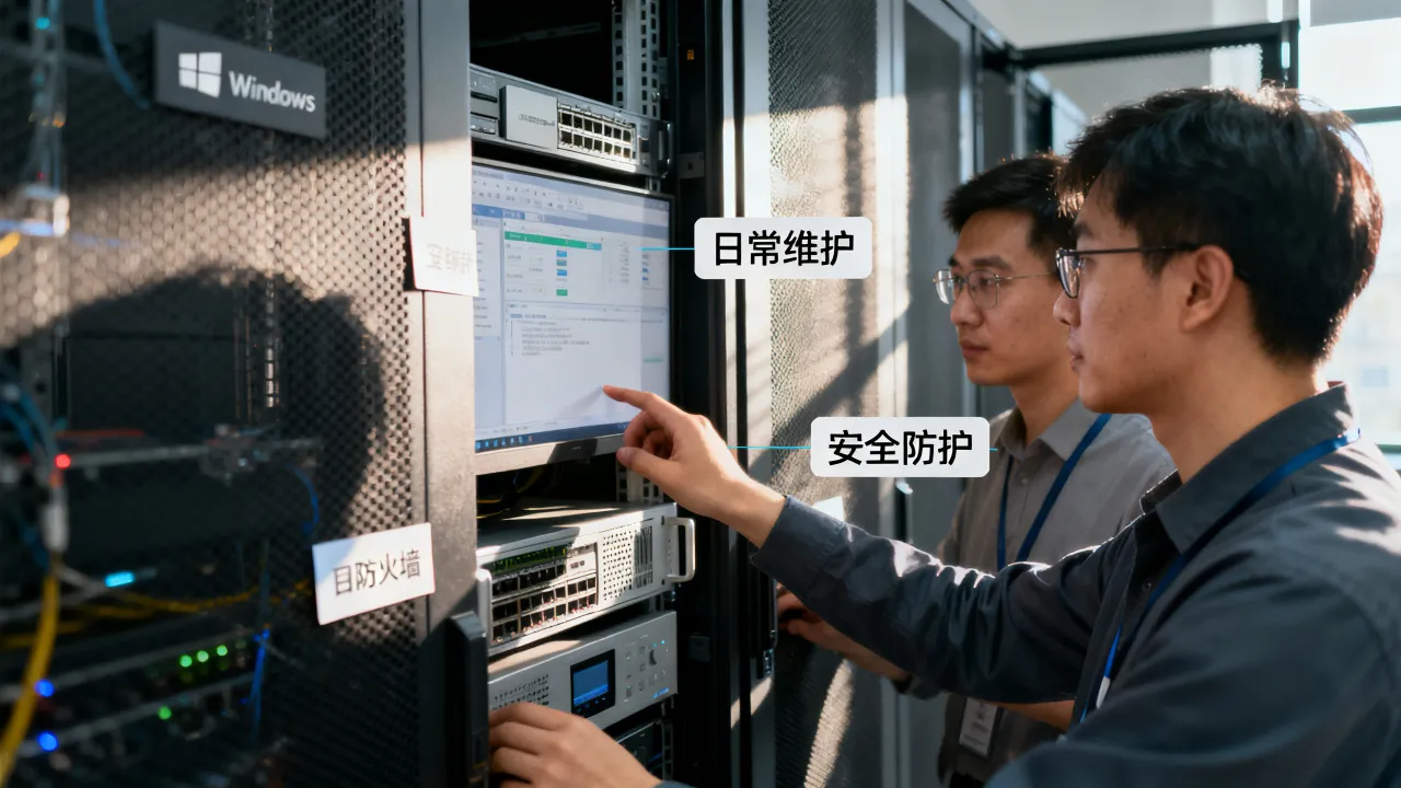 Windows服务器如何运维?服务器日常维护与安全防护要点