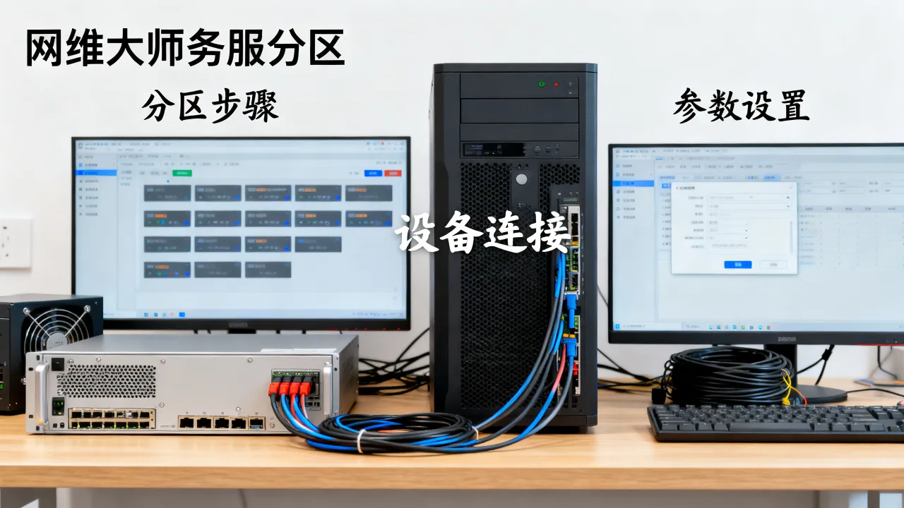 网维大师服务器分区怎么弄？，网维大师服务器分区设置方法