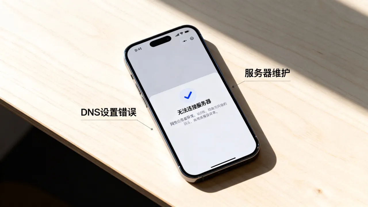 苹果下载app为什么无法连接服务器，无法连接服务器是什么原因