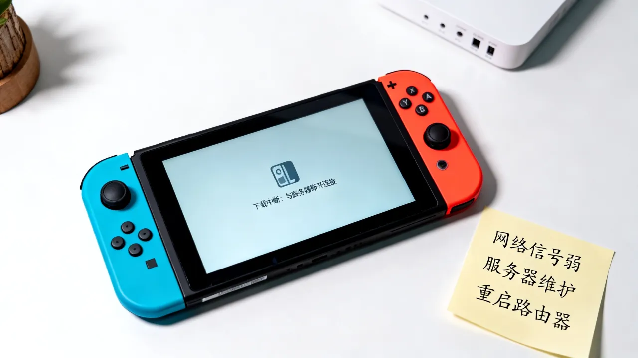 为什么ns下载显示与服务器断开，switch下载断连原因及解决