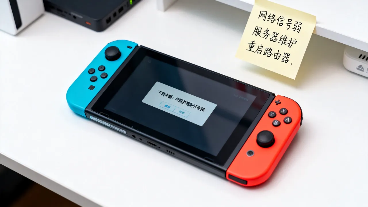 为什么ns下载显示与服务器断开，switch下载断连原因及解决