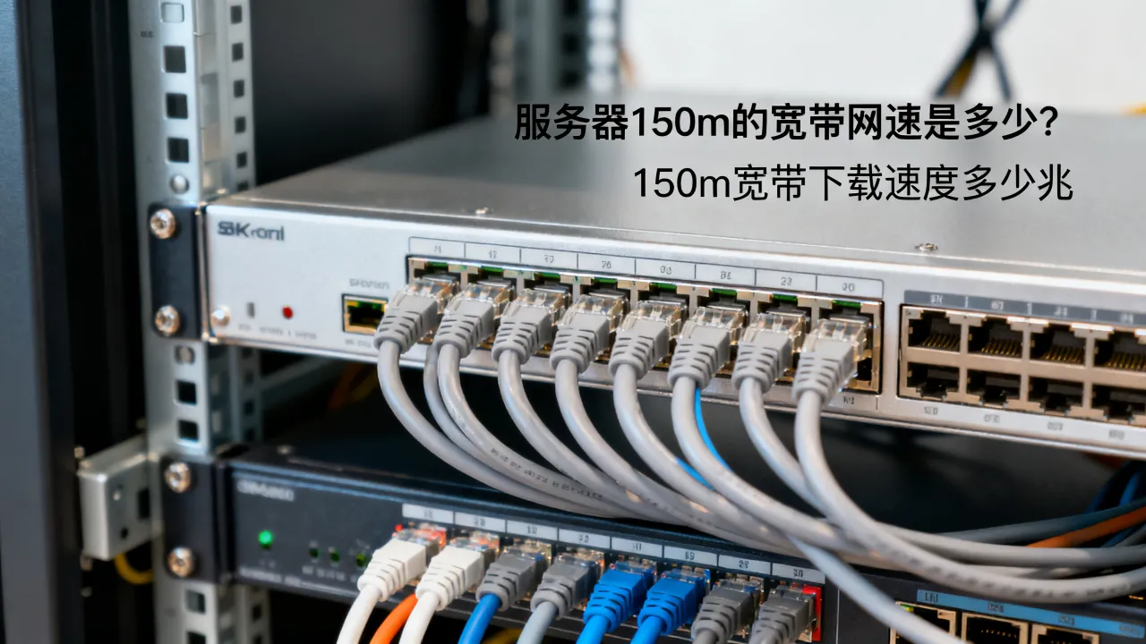 服务器150m的宽带网速是多少？150m宽带下载速度多少兆