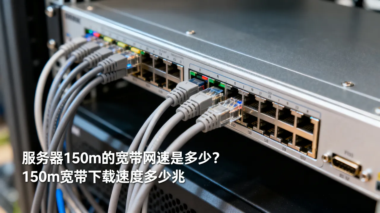 服务器150m的宽带网速是多少？150m宽带下载速度多少兆