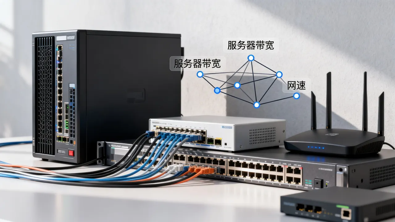 服务器带宽与网速有什么区别？服务器带宽大小决定网速吗