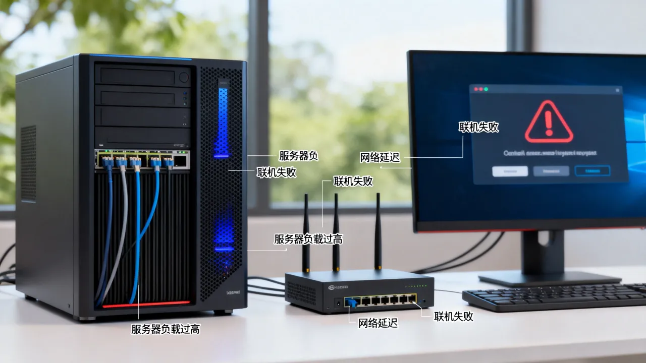 doors服务器为什么无法为多人提供，多人联机失败怎么回事