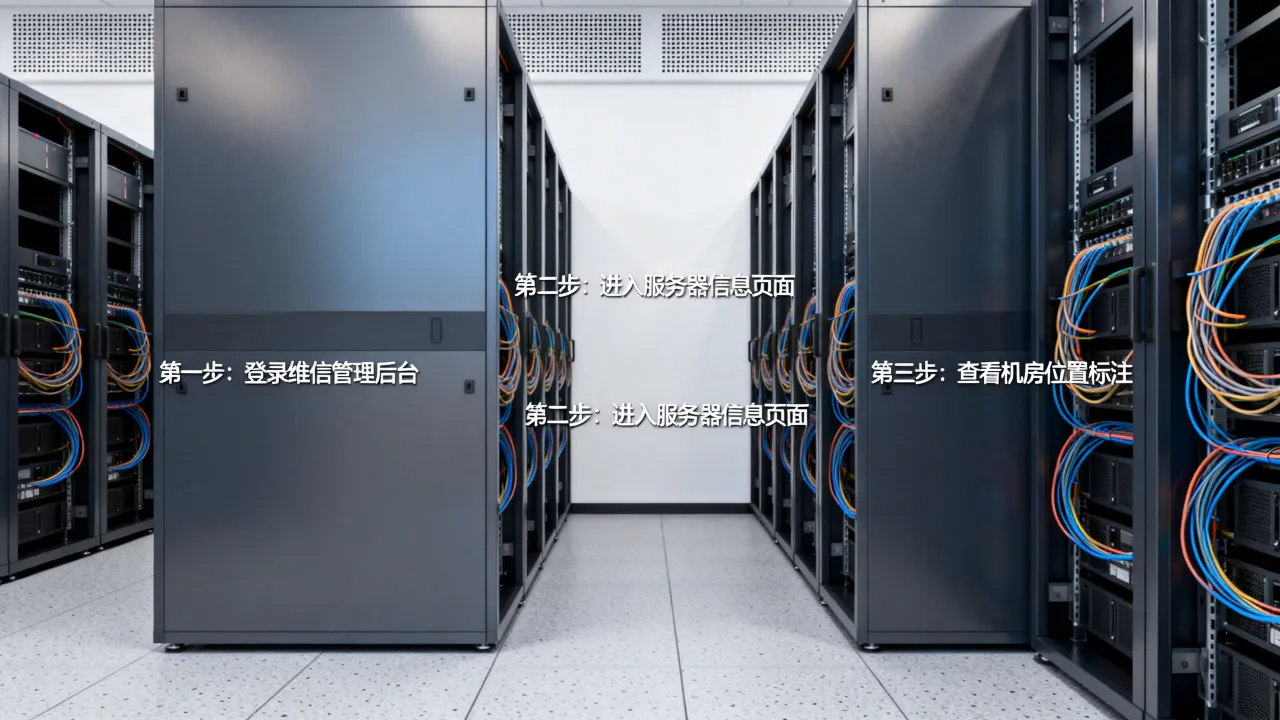 维信服务器在哪里，如何查询维信服务器放在哪个机房？