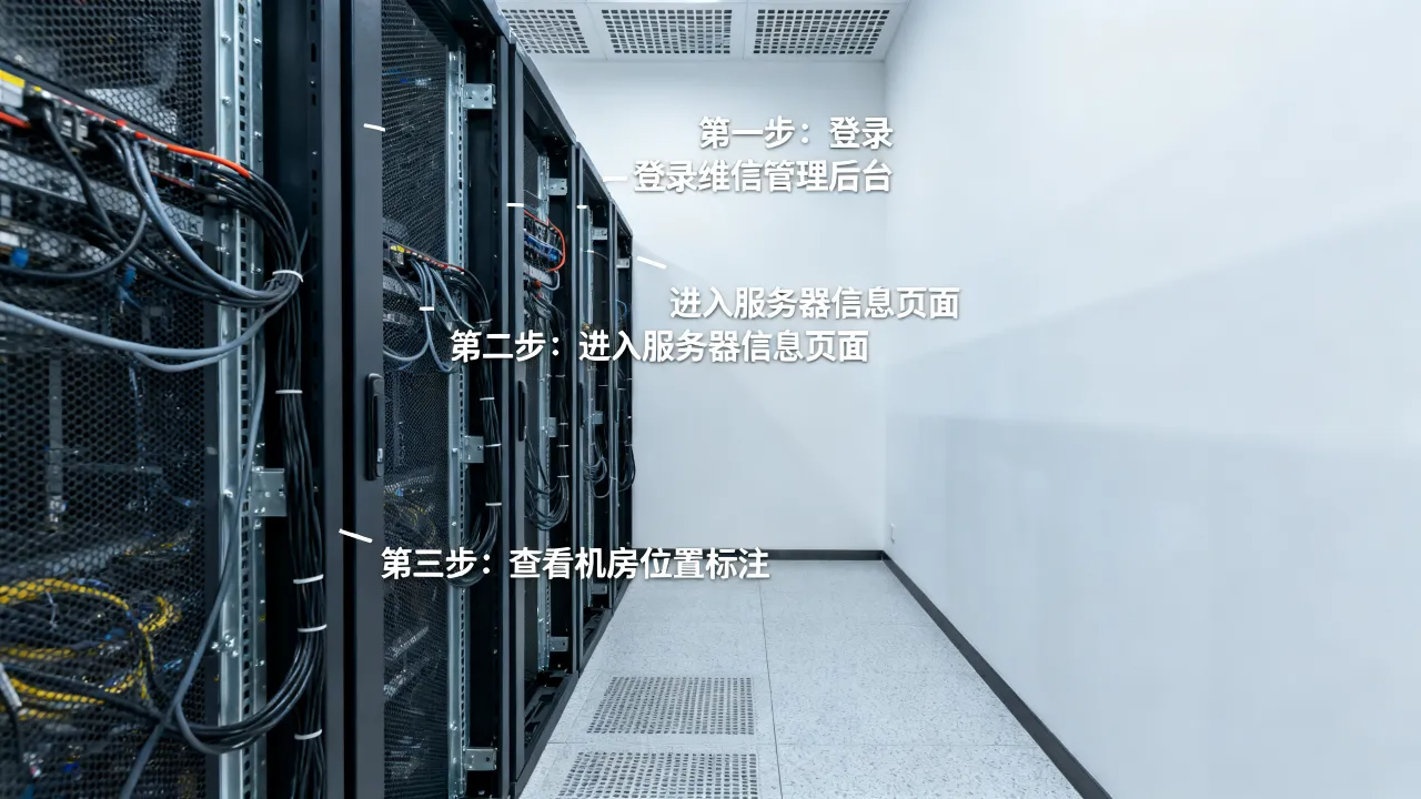 维信服务器在哪里，如何查询维信服务器放在哪个机房？