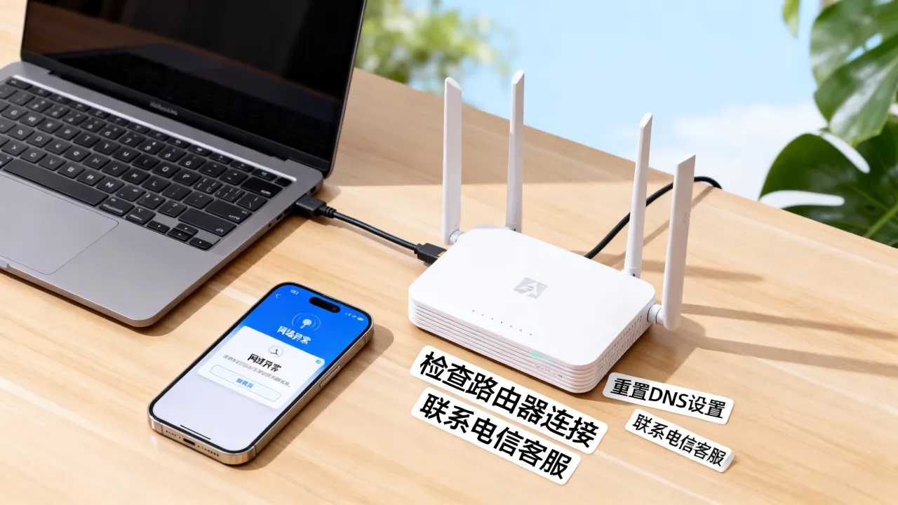 电信宽带DNS服务器未响应怎么办，DNS服务器未响应怎么解决