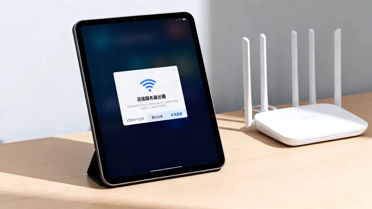 为什么我的iPad登录显示连接服务器出错?iPad连接服务器出错怎么办