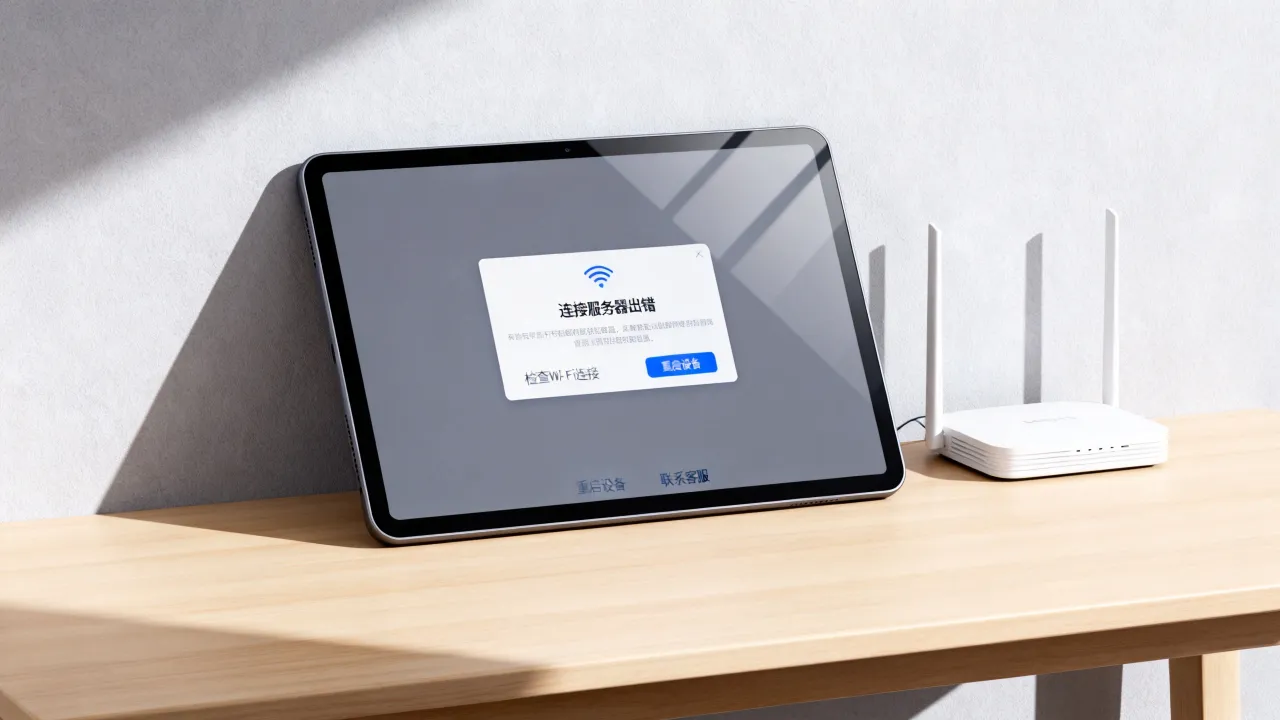 为什么我的iPad登录显示连接服务器出错？iPad连接服务器出错怎么办