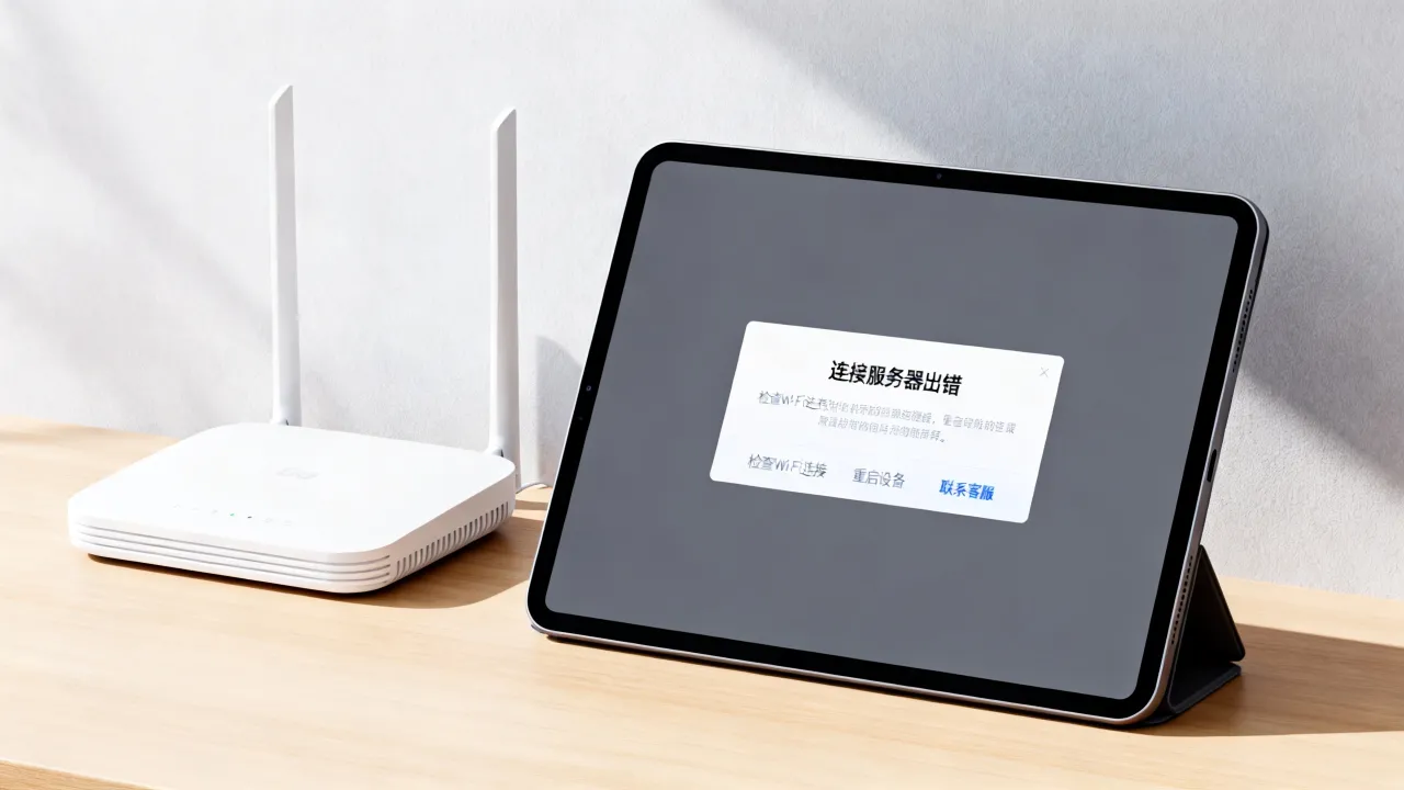 为什么我的iPad登录显示连接服务器出错？iPad连接服务器出错怎么办