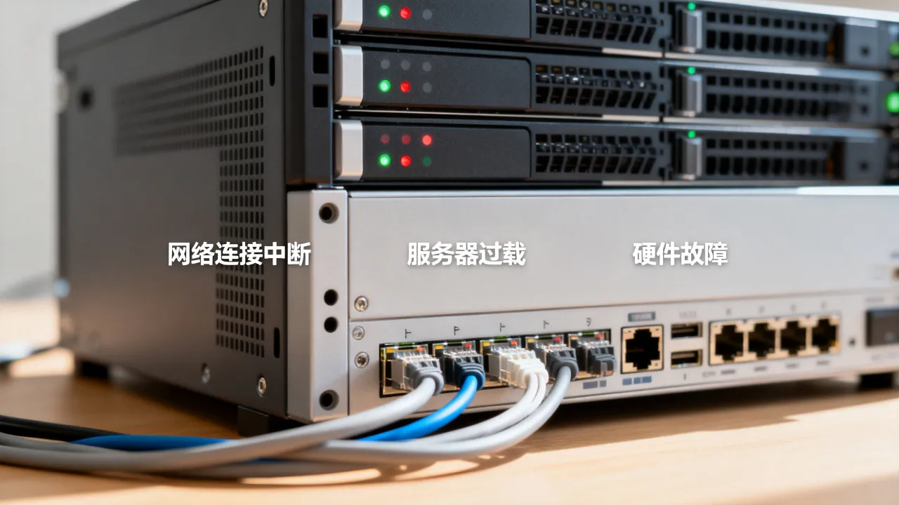 服务器为什么不回复，服务器无响应是什么原因