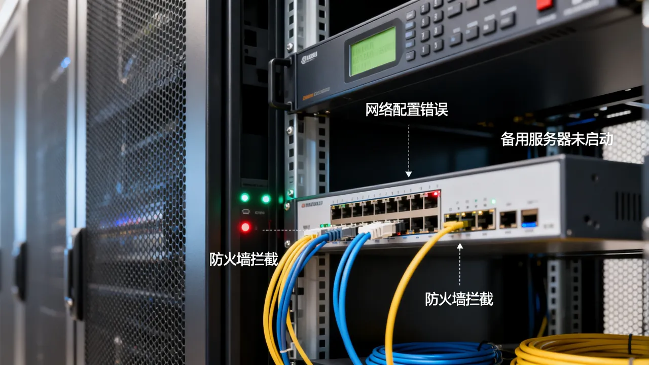 为什么连接备用服务器失败，连接备用服务器失败原因是什么？