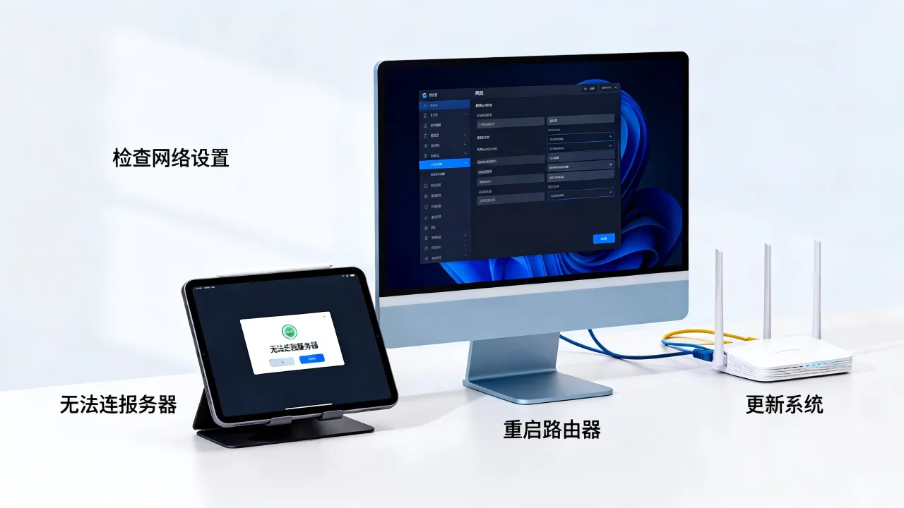 为什么ipad和电脑无法连接服务器，ipad连接不上怎么办