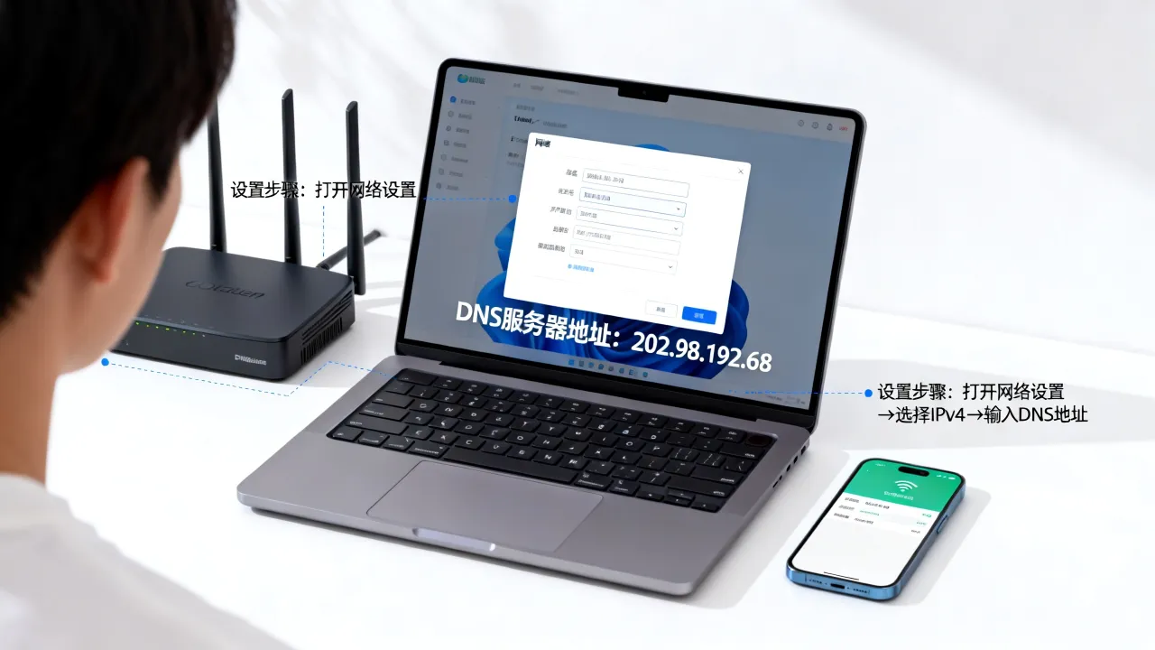 黔东南电信宽带DNS服务器地址是多少？电信宽带DNS怎么设置？