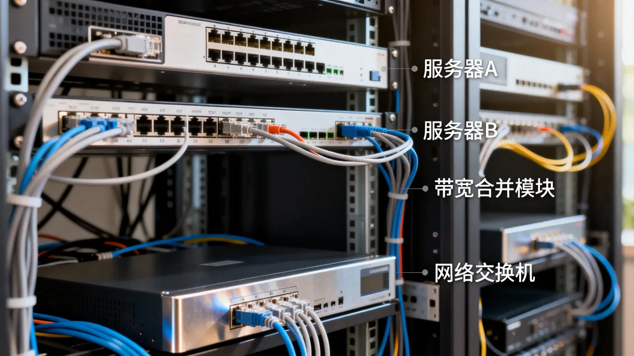 多服务器宽带合并怎么实现，多服务器带宽叠加方案