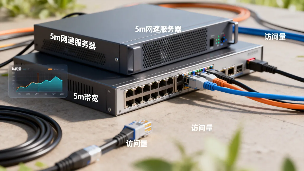 5m网速服务器能支持多少访问量，5m带宽服务器够用吗