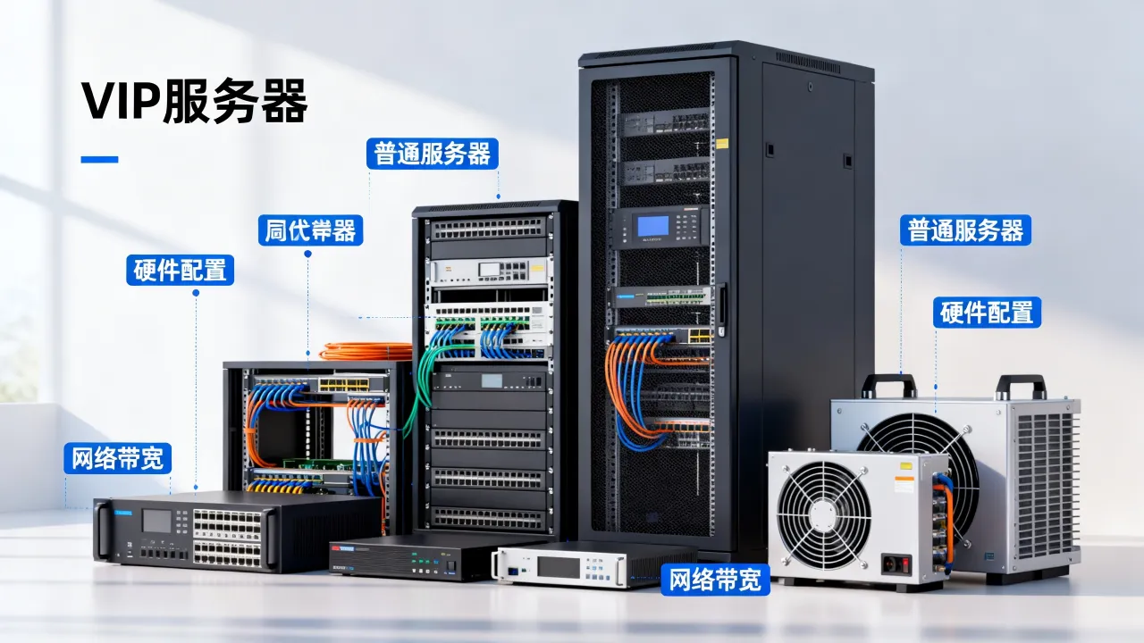 为什么有vip服务器，vip服务器和普通服务器区别是什么？