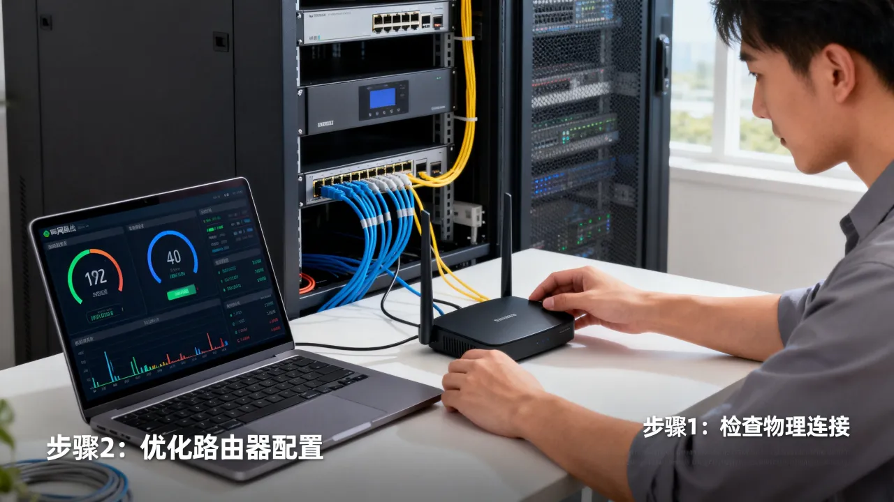 服务器网速慢怎么解决，服务器网络卡顿延迟高的解决方法