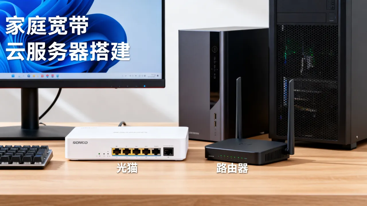 家庭宽带怎么变成云服务器，云服务器怎么搭建